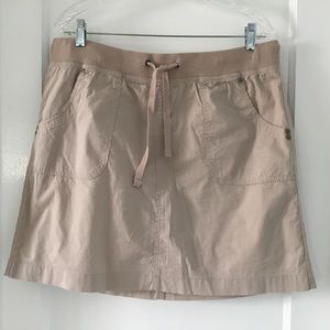 Dash Da-sh mini skirt skort, beige/tan, 4 pockets, excellent condition